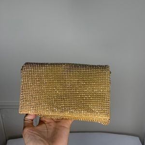 Gold clutch